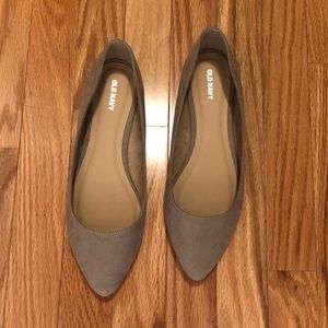 Old Navy flats. Water/Stain resistant. Taupe. NWOT
